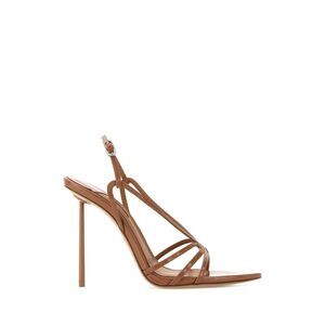 Le Silla Women Camel Leather Eugenie Sandals